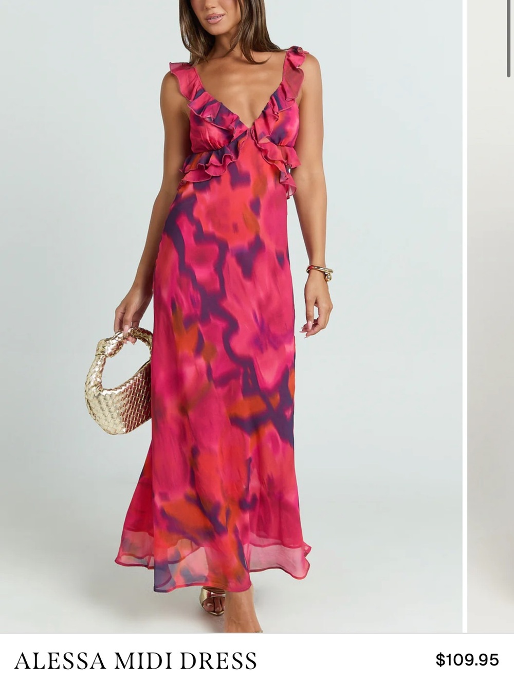 ALESSA MIDI DRESS Showpo